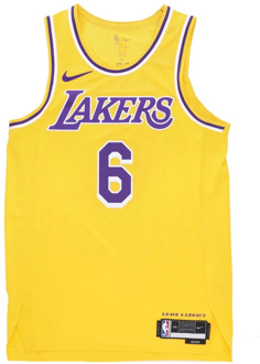 Nike LeBron James NBA Icon Edition Shirt Nike , Yellow , Heren - XL