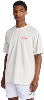Nike LeBron T-shirts Heren - Wit - Maat L - Katoen Jersey White