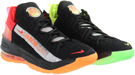 Nike Lebron XVIII Heren Zwarte Trainers Veelkleurig - EU 37.5 / UK 4.5