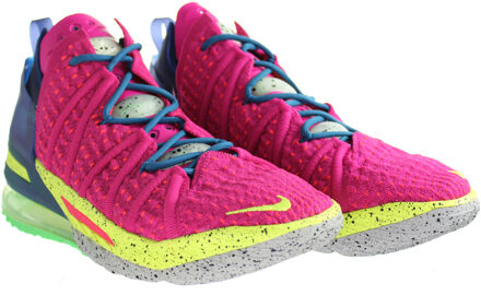 Nike Lebron XVIII "Los Angeles by Night" Heren Roze Trainers - EU 39/ UK 6