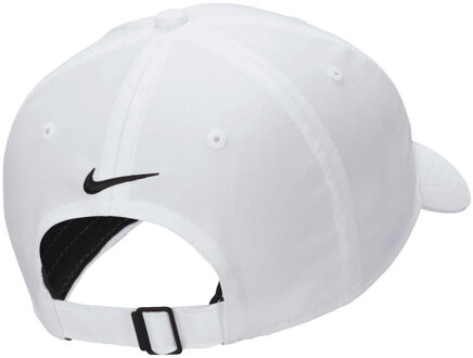 Nike Lege Gestructureerde Honkbalpet (Wit/Zwart) - One Size