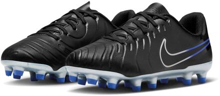 Nike Legend 10 Club FG/MG Voetbalschoenen Junior zwart - zilver - blauw - 38