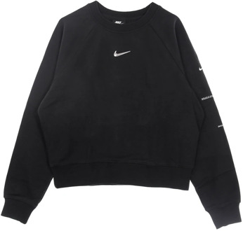Nike Lichtgewicht Crewneck Sportswear Sweater Nike , Black , Dames - M