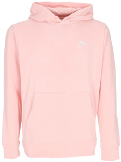 Nike Lichtgewicht Sportswear Club Hoodie Nike , Pink , Heren - 2Xl,Xl,M,S