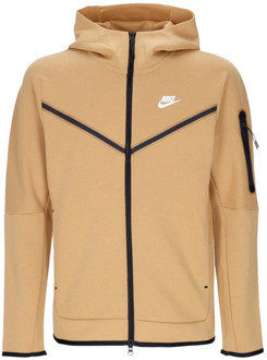 Nike Lichtgewicht Zip Hoodie - Sportswear Tech Fleece Nike , Brown , Heren - Xl,L,M,S,Xs