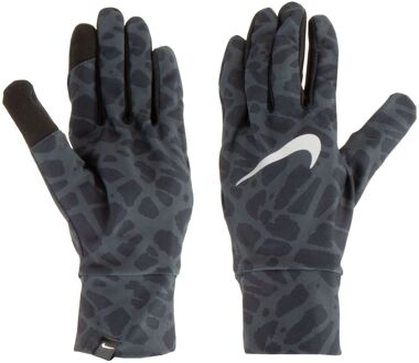 Nike Lightweight Tech Running Handschoenen Heren donker grijs - zwart - XL