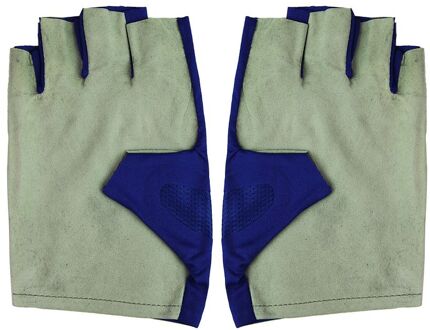 Nike Logo Blauw Wit Heren Rugby Handschoenen PGR002 401 - 2XL