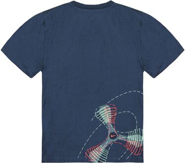 Nike Logo Kinderen Blauw T-Shirt Navy
