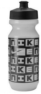 Nike Logo sportfles 650ml (Wit/Wit/Zwart/Zwart) - One Size