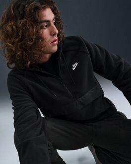 Nike m nk club winter top sport t-shirt lange mouw heren - Zwart