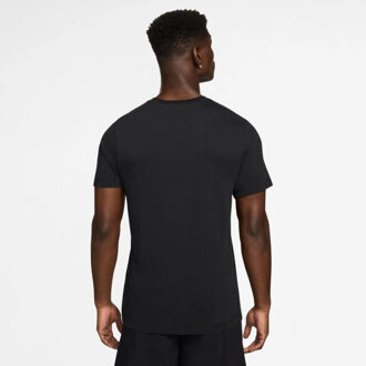 Nike m nk df tee winning (consumer facin training t-shirt korte mouw heren - Zwart - L