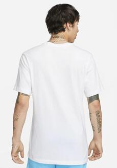 Nike M NSW Club+ BRD PK HBR T-shirt in wit - maat L