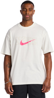 Nike M90 T-shirts Heren - Wit - Maat L White
