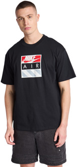Nike M90 T-shirts Heren - Zwart - Maat L Black