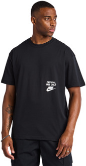 Nike M90 T-shirts Heren - Zwart - Maat XS - Katoen Jersey Black