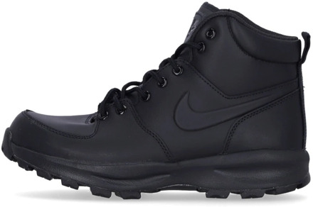 Nike Manoa Leather Heren Sneakers - Black/Black-Black - Maat 40