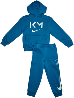 Nike Mbappe Trainingspakken Peuter - Groen - Maat 98 - 104 CM - Katoen Fleece Green