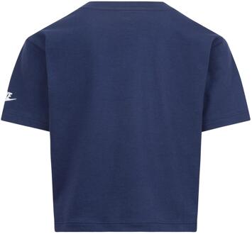 Nike Meisjes Sci-Dye Boxy T-Shirt (Marine) Navy - 6-7J / 116-122cm