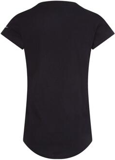 Nike Meisjes Summer Daze Pill Swoosh T-Shirt (Zwart) - maat 6-7J / 116-122cm