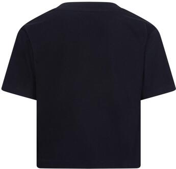 Nike Meisjes Swoosh Boxy T-shirt (Zwart) - maat