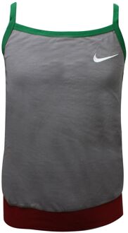 Nike Meisjes Tanktop Casual Colour Block Vest Merk Tee Grijs 412413 009 - maat S