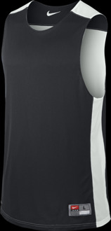 Nike Mens League Reversible Practice Tank Black Zwart - XXL