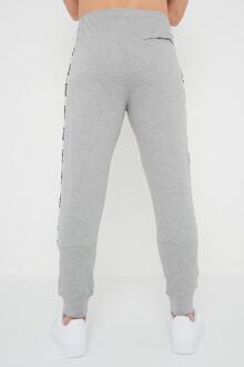 Nike Mens Repeat Taping Logo Fleece Cuffed Joggers in grijs - XL