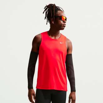 Nike Miler Hardloopshirt Heren lichtrood - S,M,L,XL,XXL