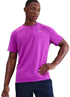 Nike Miler Hardloopshirt Heren paars - S,M,L