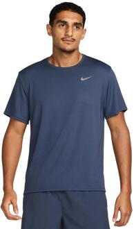 Nike Miler Hardloopshirt Heren petrolblauw - S