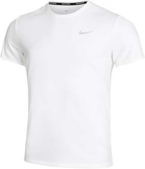 Nike Miler Hardloopshirt Heren wit