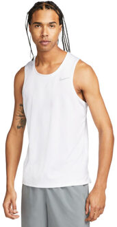 Nike miler hardlooptanktop wit heren heren - L