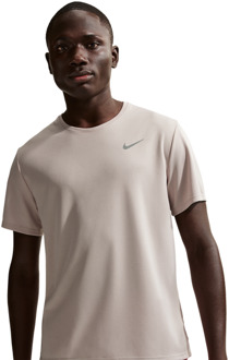 Nike Miler T-shirts Heren - Beige - Maat XL - Poly Jersey