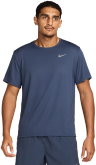 Nike Miler T-shirts Heren - Blauw - Maat L - Poly Jersey Blue