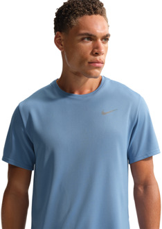 Nike Miler T-shirts Heren - Blauw - Maat M - Poly Jersey Blue