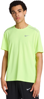 Nike Miler T-shirts Heren - Geel - Maat S - Poly Jersey Yellow