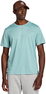 Nike Miler T-shirts Heren - Groen - Maat M - Poly Jersey Green