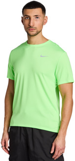Nike Miler T-shirts Heren - Groen - Maat S - Poly Jersey Green