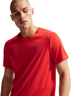 Nike Miler T-shirts Heren - Rood - Maat XXL - Poly Jersey Red