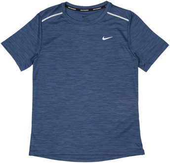 Nike Miler T-shirts Kinder - Blauw - Maat 137 - 147 CM - Poly Jersey Blue