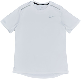 Nike Miler T-shirts Kinder - Wit - Maat 128 - 137 CM - Poly Jersey White
