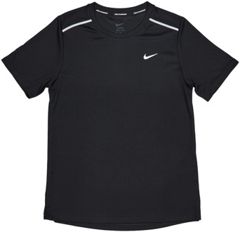 Nike Miler T-shirts Kinder - Zwart - Maat 137 - 147 CM - Poly Jersey Black