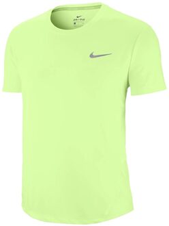 Nike Miler Top Short Sleeve Women - Groen - Dames - maat  XS