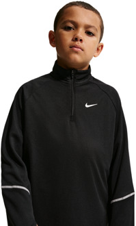 Nike Miler Trainingspakken Kinder - Zwart - Maat 137 - 147 CM - Katoen Fleece Black