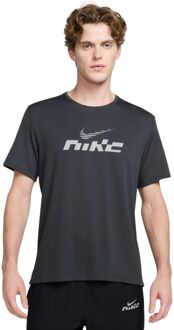 Nike Miller Flash Dri-Fit Hardloop shirt Heren M Antraciet