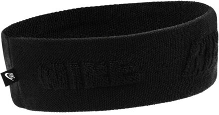Nike N100866 badstof sport hoofdband Zwart - One size