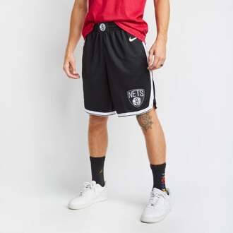 Nike Nba Brooklyn Nets - Heren Korte Broeken Black - M