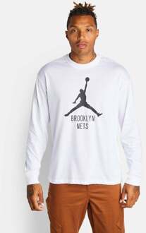 Nike Nba Brooklyn Nets - Heren T-shirts White - L