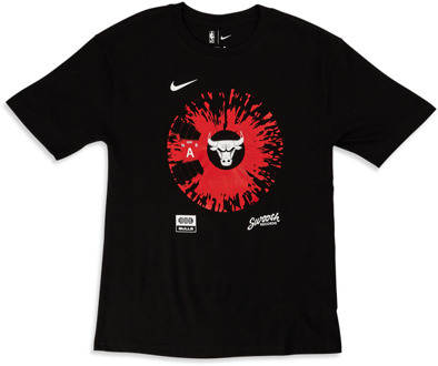 Nike Nba Chicago Bulls - Basisschool T-shirts Black - 128 - 137 CM