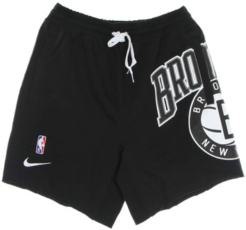 Nike NBA Courtside Fleece Shorts Nike , Black , Heren - XL
